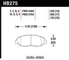 Load image into Gallery viewer, Hawk 98-00 Civic Coupe Si/01-06 Civic DX/EX/GX/HX/LX (Non Hatchback) HPS Street Front Brake Pads