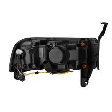 Load image into Gallery viewer, AlphaRex 94-01 RAM 1500 LUXX LED Proj Headlights Alpha-Blk w/Activ Light/Seq Signal/SB DRL