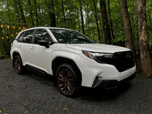 Load image into Gallery viewer, Rally Armor 25-26 Subaru Forester &amp; Hybrid Black UR Mud Flap w/Red Logo