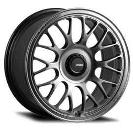 Konig MRK1 15x8 4x100 ET35 Hyper Carbon Wheel w/ Gloss Black Gear Cap/Logo/Cover Plate