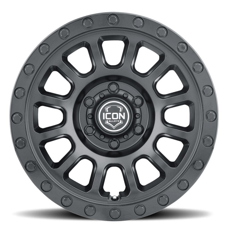 ICON Hulse 18x9 8x6.5 12mm Offset 5.5in BS Double Black