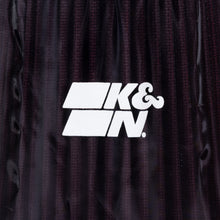 Load image into Gallery viewer, K&amp;N Round Tapered Drycharger Air Filter Wrap-Black 7.5in Base ID x 4.5in Top ID x 9in H