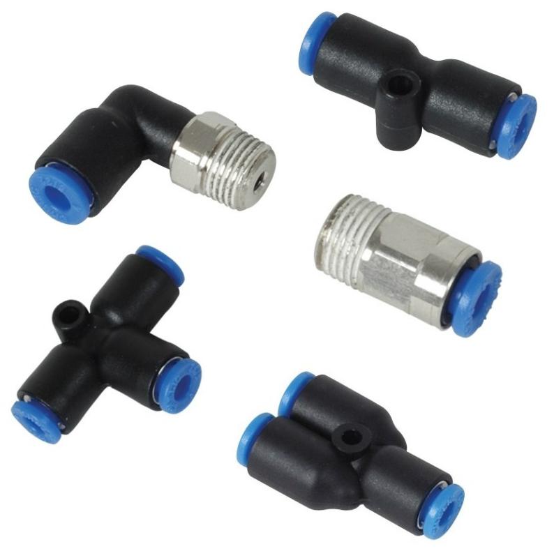 Vibrant Union inYin Pneumatic Vacuum Fitting - for use with 5/32in (4mm) OD tubing