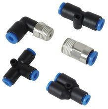 Load image into Gallery viewer, Vibrant Union Straight Pneumatic Vacuum Fitting - for use with 5/32in (4mm) OD tubing
