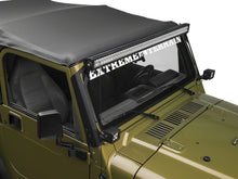 Load image into Gallery viewer, Raxiom 97-06 Jeep Wrangler TJ 50-In LED Light Bar Windshield Mount w/ Auxiliary Bracket