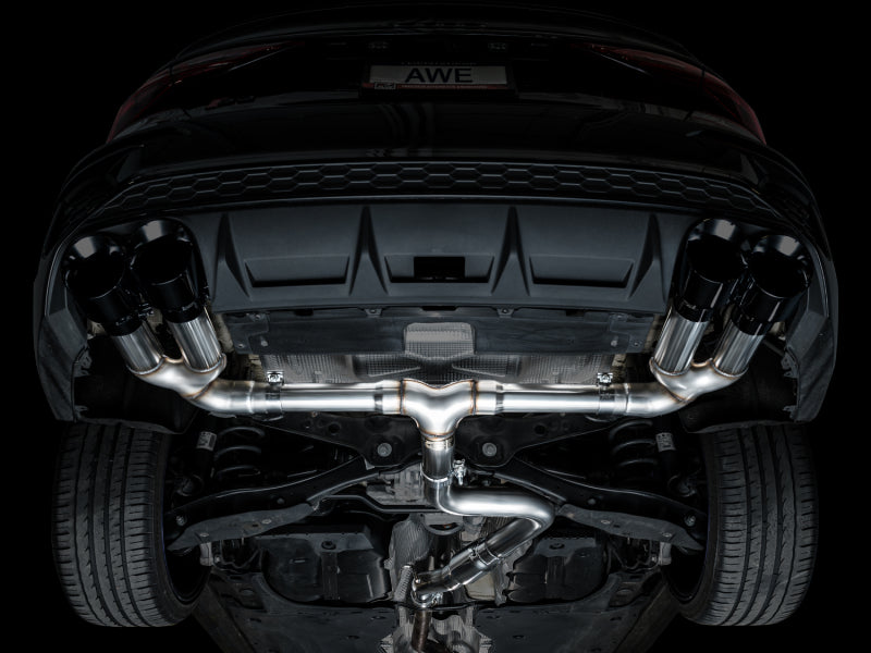 AWE Tuning 22-24 Audi 8Y S3 Track Edition Exhaust - Diamond Black Tips