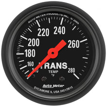 Load image into Gallery viewer, Autometer Z Series 52mm 140-280 Degrees F Mechanical Transmission Temperature Gauge