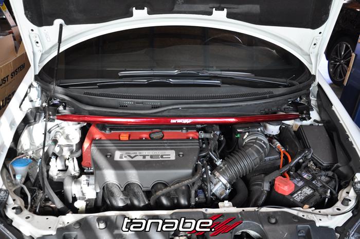 Tanabe Sustec Front Strut Tower Bar 2013 Honda Civic Si Sedan