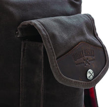 Load image into Gallery viewer, Burly Brand Voyager Sissy Bar Backpack - Dark Oak
