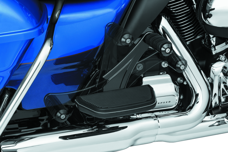 Kuryakyn Adjustable Passenger Pegs With Small ISO Pegs 10 and Up Black