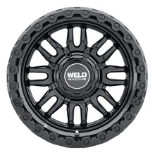 Load image into Gallery viewer, Weld Off-Road Swift 17x9in - 5x114.3 / 5x127 BP - ET-12 - 78.1mm CB - Gloss Black Wheel &amp; Ring