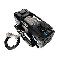 Load image into Gallery viewer, Superwinch 10000 LBS 12V DC 3/8in x 54ft Synthetic Rope Scorpion 10000SR Winch - Black Powdercoat