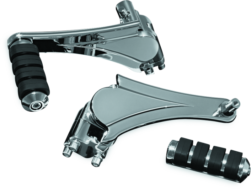 Kuryakyn Adjustable Passenger Pegs With ISO Small Pegs 10 and Up Chrome