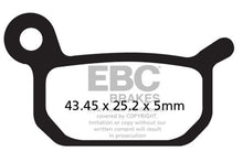 Load image into Gallery viewer, EBC 04-06 Cobra Moto King 50 Front Left FA-SFA-X Brake Pads