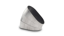 Load image into Gallery viewer, Vibrant Horizontal 304 SS Oval Pie Cuts 3.5in OD Tight 45 Degree Elbow