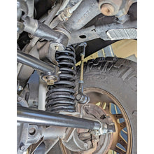 Load image into Gallery viewer, RockJock TJ/LJ/XJ/MJ Currectlync Steering System Bolt-On w/ 1 1/4in Dia. Tie Rod/Forged Drag Link