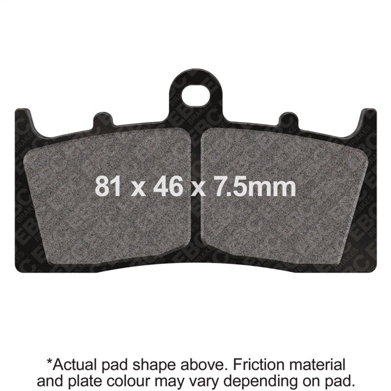 EBC 00-07 BMW K 1200 LT Evo (w/ABS/Loose Bobbin Type) Front Left/Right Sintered HH Brake Pads