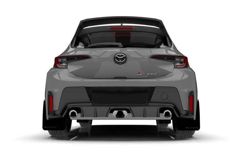 Rally Armor 23-26 Toyota GR Corolla Black UR Mud Flap w/White Logo