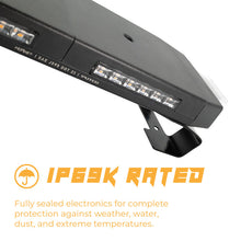 Load image into Gallery viewer, Putco 36In Universal 36In Tri Color Hornet Light (Amber/Blue/White) - LED Stealth Rooftop Strobe Bar