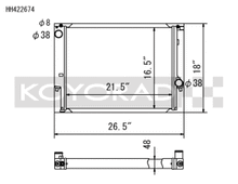 Load image into Gallery viewer, Koyo 88-99 BMW 3-Series inc. E36 M3 (MT / 6 Cyl. ONLY) Radiator