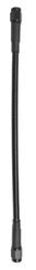 Fragola -3AN Ext Black Covered Assembly Straight x Straight 10in