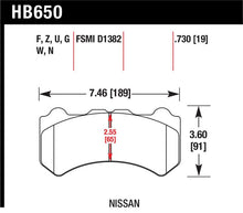 Load image into Gallery viewer, Hawk 09-11 Nissan GT-R Performance Ceramic Street Front Brake Pads