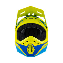 Load image into Gallery viewer, Answer 26 AR1 Mototown Helmet Matte Hyper Acid/Cyan/Dark Blue - Large