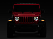 Load image into Gallery viewer, Raxiom 18-22 Jeep Wrangler JL/ JT 9-Inch LED Headlights w/ DRL and Halo- Black Housing (Clear Lens)