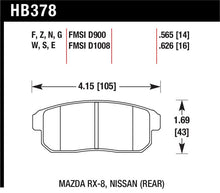 Load image into Gallery viewer, Hawk Mazda RX-8 / Nissan Track DTC-60 Race Rear Brake Pads