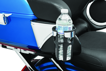 Load image into Gallery viewer, Kuryakyn Reflex Drink Holder Right Side HD Touring Passenger Mount 14 and Up Chrome