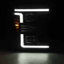 Load image into Gallery viewer, AlphaRex 17-19 Ford F-250/350/450/550 Super Duty LUXX-Series LED Proj Headlights Blk w/SS &amp; SBDRL