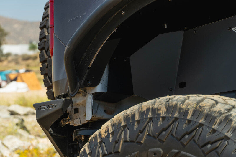 DV8 Offroad 21-25 Ford Bronco Rear Aluminum Inner Fenders - Black