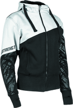 Load image into Gallery viewer, Speed and Strength Cat Outa Hell Hoody White/Black Womens - 2XL