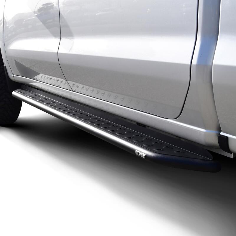 Westin 19-23 Chevrolet/GMC Silverado/Sierra 1500 Crew Cab Outlaw Nerf Step Bars - Textured Black