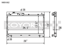 Load image into Gallery viewer, Koyo 08-15 Subaru WRX / STI 05-09 Subaru Legacy GT 2.5L (MT / w/ Filler Neck) Radiator
