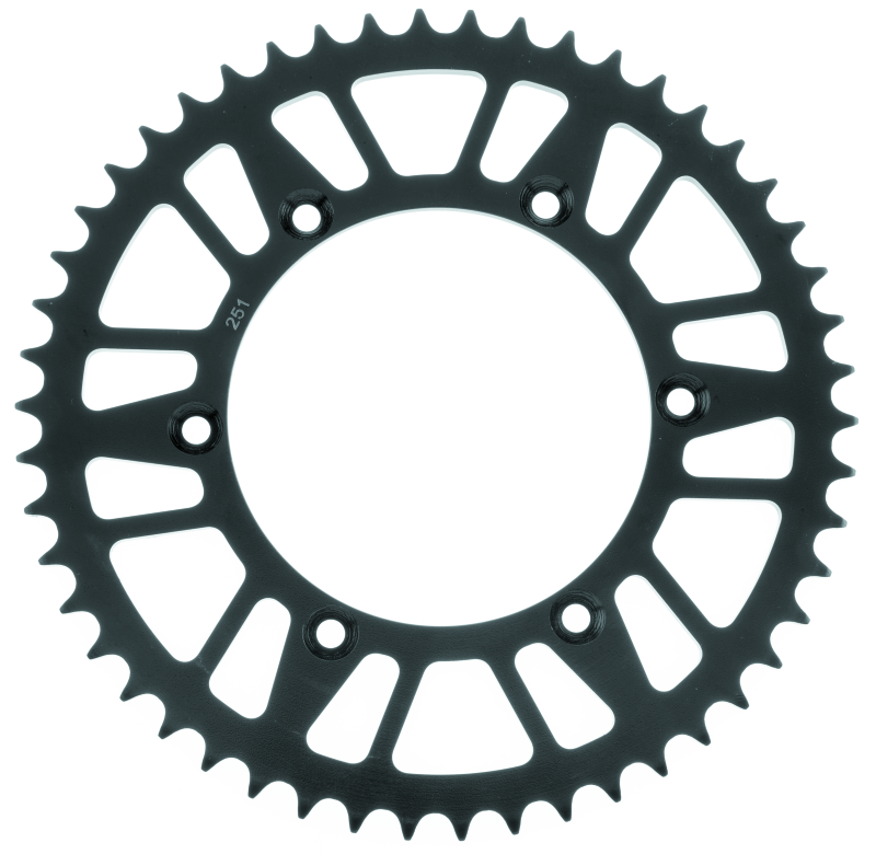 BikeMaster Honda Yamaha Rear Steel Sprocket 520 50T - Black