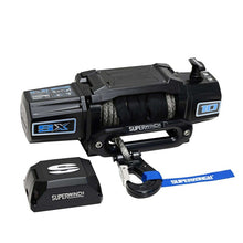 Load image into Gallery viewer, Superwinch 10000 LBS 12V DC 3/8in x 80ft Synthetic Rope SX10SR Winch - Semi Gloss Black