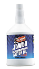 Load image into Gallery viewer, Red Line 15W50 Motor Oil - Quart