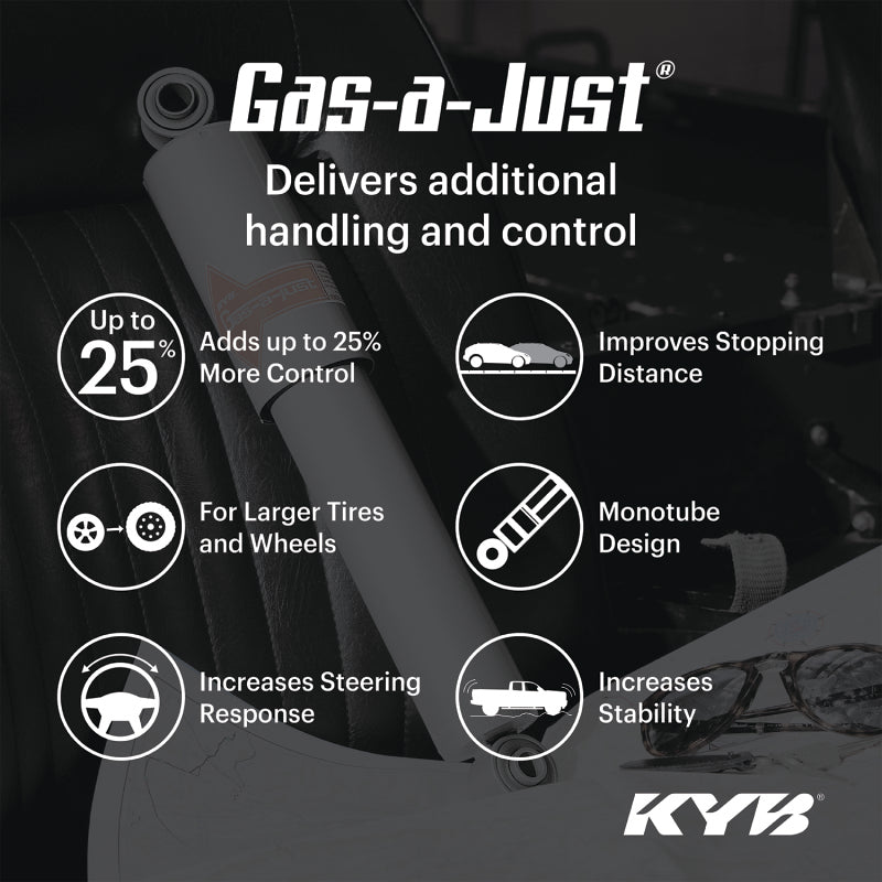 KYB Shocks & Struts Gas-A-Just Rear BRICKLIN SV-1 1974-76 CHEVROLET MOTORHOME CHASSIS DAIHATSU Rocky