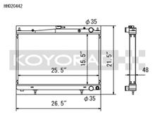 Load image into Gallery viewer, Koyo 94-98 Nissan Skyline GT-R/GT-S 2.6L Turbo Radiator