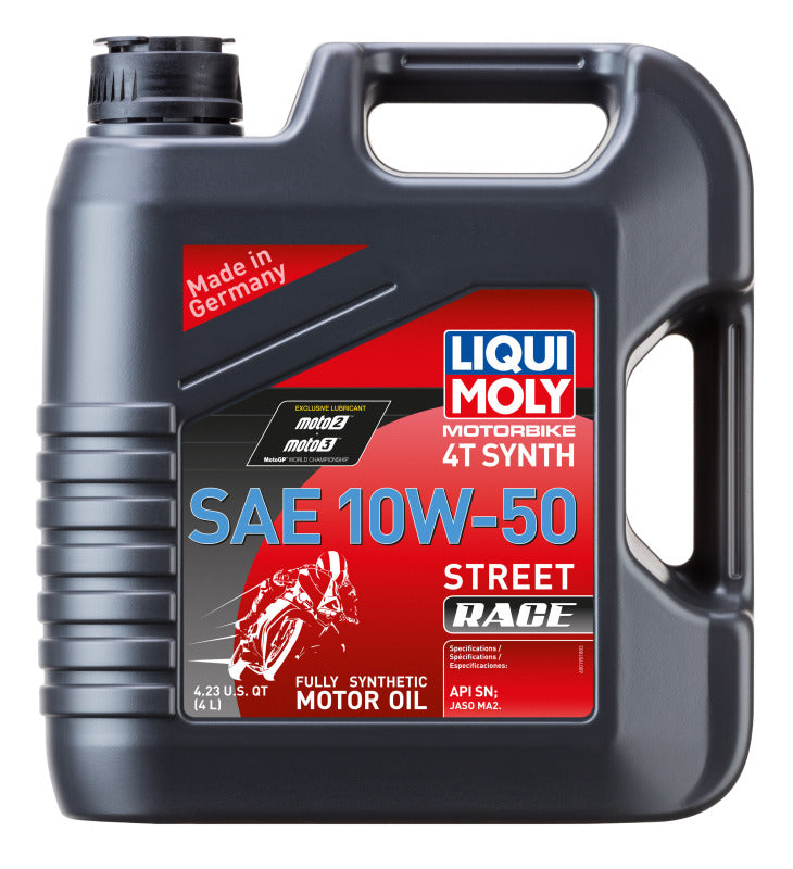LIQUI MOLY 4L Motorbike 4T Synth SAE 10W50 Street Race