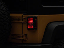 Load image into Gallery viewer, Raxiom 07-18 Jeep Wrangler JK Axial Series Lux LED Tail Lights- Black Housing (Clear Lens)