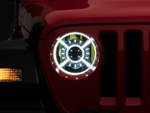 Load image into Gallery viewer, Raxiom 18-22 Jeep Wrangler JL/ JT 9-Inch LED Headlights w/ DRL and Halo- Black Housing (Clear Lens)