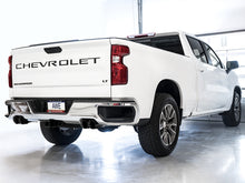 Load image into Gallery viewer, AWE Tuning 4th Gen GM 1500 5.3L 0FG Cat-Back Split Rear Exit (w/ Bumper Cutouts) - Quad Diamond Tips