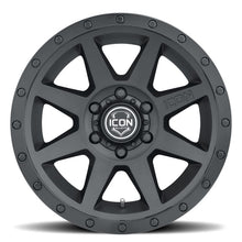 Load image into Gallery viewer, ICON Rebound 17x8.5 6x5.5 25mm Offset 5.75in BS 95.1mm Bore Double Black Wheel