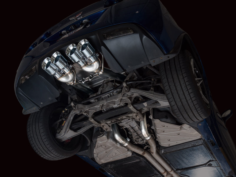 AWE Tuning C6 Chevrolet Corvette Z06/ZR1 Touring Edition Axle-Back Exhaust w/ Chrome Silver Tips