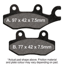 Load image into Gallery viewer, EBC 89-05 Kawasaki KLF 300 Bayou 4x4 Front Left/Right FA-SFA-X Brake Pads