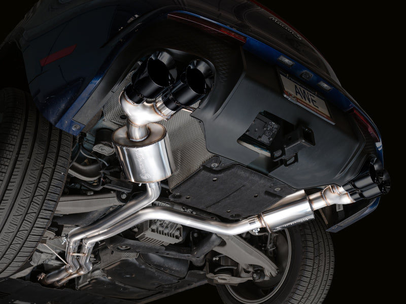AWE Tuning 2022+ Porsche Macan 2.9TT Touring Edition Cat-Back Exhaust w/ Diamond Black Tips