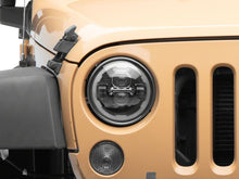 Load image into Gallery viewer, Raxiom 07-18 Jeep Wrangler Axial Series 7-Inch LED Headlights w DRL/ Black Housing - Clear Lens