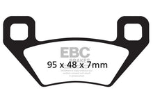 Load image into Gallery viewer, EBC 05-09 Arctic Cat ATV 250 2x4 Utility Front Left/Right R Series Sintered Brake Pads